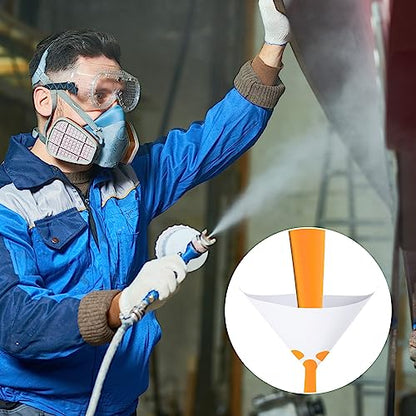 Boao 50 Packs Paint Strainers Cone Paint Filter with 190 ΜM Filter Tips
