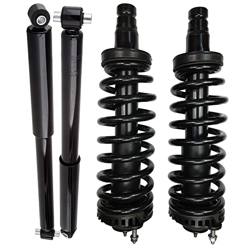 ECCPP 4PCS Front and Rear Struts Coil Spring for Buick Rainier 2004-2007 - size: Front and Rear Struts