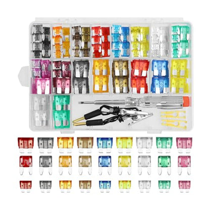 Mandark 306PCS 2-35 Amp Standard Mini and Low-Profile Blade Fuse Kit - color: 306PCS