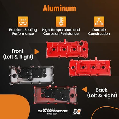 maXpeedingrods Upgraded Aluminum Engine Valve Cover for Infiniti QX56