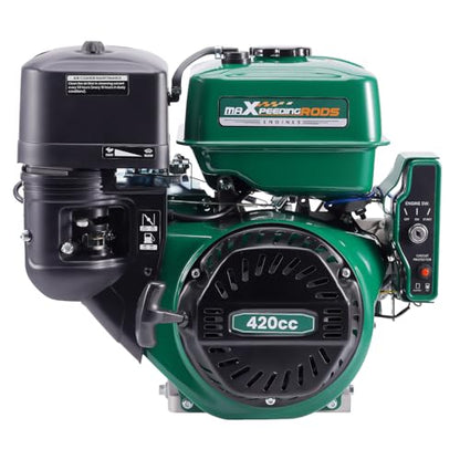 maXpeedingrods 15HP 420cc Gas Engine, Electric Start 4 Stroke OHV,EPA - style: 420cc+Electric Start