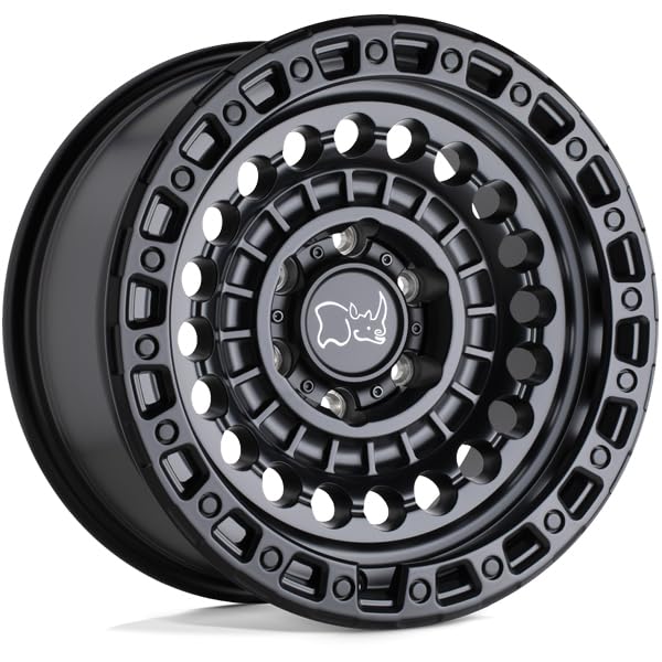 Black Rhino Hard Alloys SENTINEL 20X9.5 8X6.5 5.72 12mm MATTE BLACK - 2095STN128165M25 - color: MATTE BLACK, size: 20X9.5, 8X6.5, 5.72, +12mm