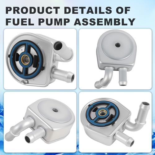 Engine Oil Cooler Assembly LF6W14700 fit for 07-08 Mazda 3 2.3L - color: LF6W14700