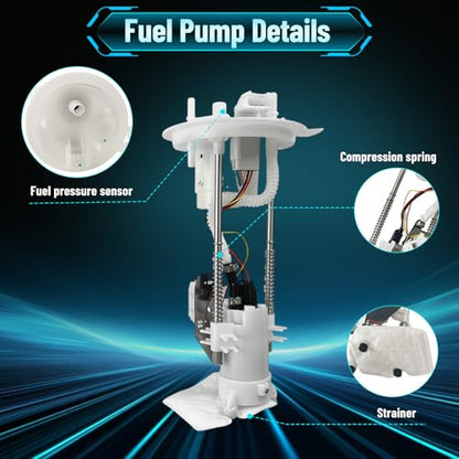Fuel Pump Module Assembly E2441M Compatible with 2004-2008 Ford F-150 4.2L 4.6L 5.4L, for Lincoln Mark LT 2007-2008 5.4L, Replaces 4L3Z9H307CF SP2005M - color: E2441M