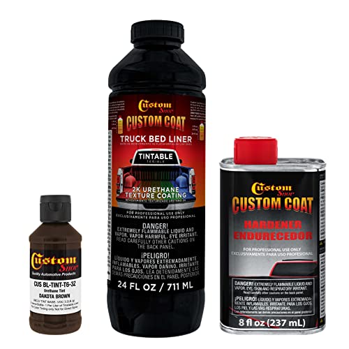 Custom Coat Dakota Brown 1 Quart Urethane Spray-On Truck Bed Liner Kit
