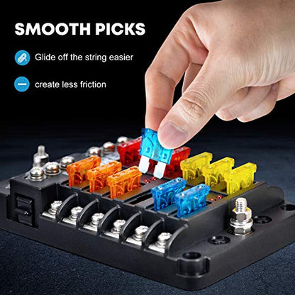 Kohree 12 Way 12V Fuse Block Marine, 12 Volt Boat Fuse Holders Waterproof - size: 12 Way
