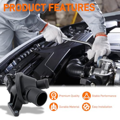 Engine Coolant Thermostat Housing w/Sensor for BMW 228i 320i 328i 428i 528i
