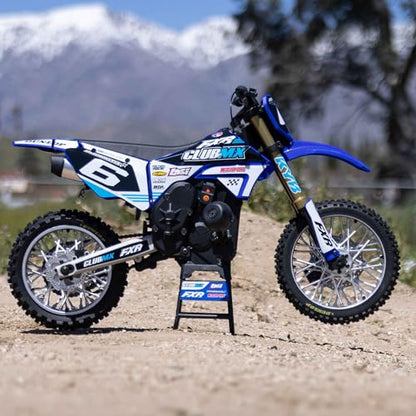 Losi RC Motorcycle Promoto-MX 1/4 Motorcycle Ready-to-Run Battery and Charger Not Included ClubMX LOS06000T2 Blue - color: Blue