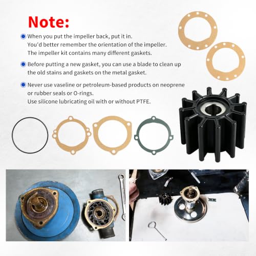 10615K-SHW 12 Blade Impeller Kit Replacement for Sherwood 10615K