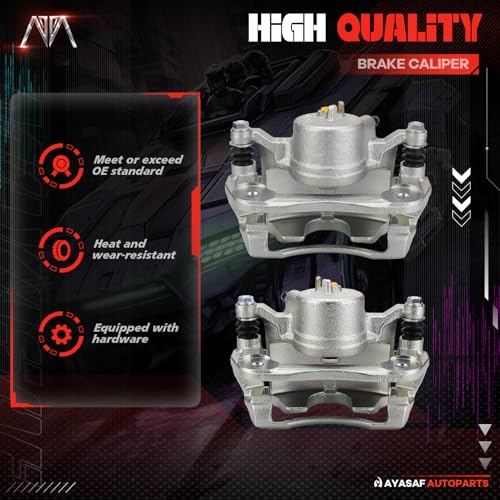 19B2660 19B2661 Front Left&Right Disc Brake Caliper Assembly Set - color: Front Left+Right