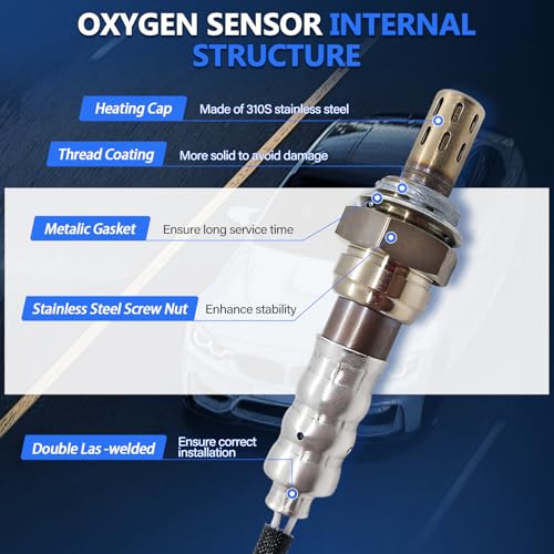 Maxfavor 1Pc Downstream Oxygen O2 Sensor Replacment for Chevy Cruze 2015 2014 2013 2012 2011 1.4L 1.8L, 2015-2012 Sonic 1.4L 1.8L, 2014 2013 Trax 1.4L 234-4528 02 Sensor