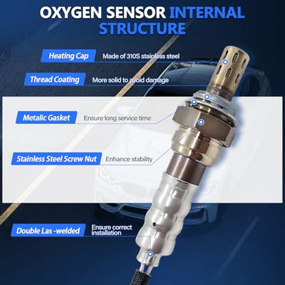 Maxfavor 1Pc Downstream Oxygen O2 Sensor Replacment for Chevy Cruze 2015 2014 2013 2012 2011 1.4L 1.8L, 2015-2012 Sonic 1.4L 1.8L, 2014 2013 Trax 1.4L 234-4528 02 Sensor