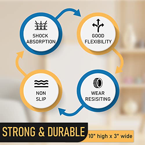 10-Inch Replacement Tire and Wheel 4.10/3.50-4" - 10” Pneumatic Utility Tires for Cart, Dolly, Hand Truck, Generator, Lawnmower, Garden Wagon with 5/8” Axle Bore Hole - Double Sealed Bearings (4 pack)