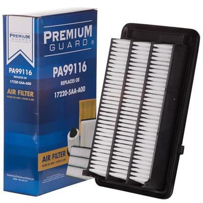 PG Engine Air Filter PA99116 | Fits 2017-2022 Honda CR-V, 2016-2021 Civic - size: Premium Guard-1 PK