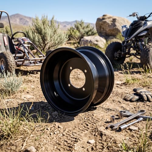 ATV Front Wheel Hub, 8 Inch Steel ATV Wheel Rim