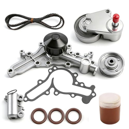 Engine Timing Belt Kit with Water Pump Compatible with Mitsubishi Outlander - size: ZSD-004