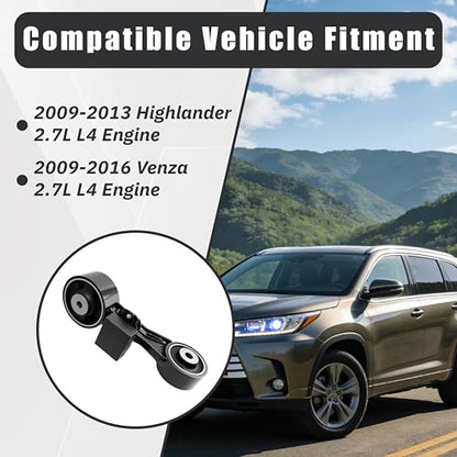 Engine Torque Strut Mount Replacement for Toyota Highlander 2009-2013 & Venza 2009-2016 2.7L L4 Engine, Direct OE Replacement for A62090, EM9610, 639610 - Improves Stability, Reduces Vibration (1PC) - size: Toyota Highlander 2009-2013