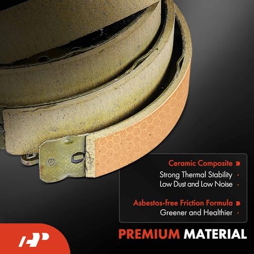 A-Premium Front and Rear Ceramic Brake Pads Compatible with Toyota & Scion