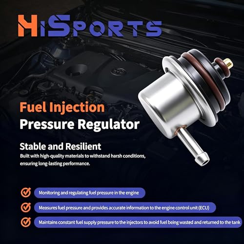 HiSport PR4060 Fuel Injection Pressure Regulator FP10021, 4.2bar - size: HSFPR4060