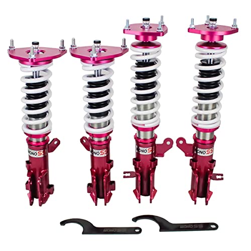Godspeed MSS0480 compatible with Hyundai Tiburon (HM6/HN6) 2003-08 MonoSS Coilovers Suspension Lowering Kit