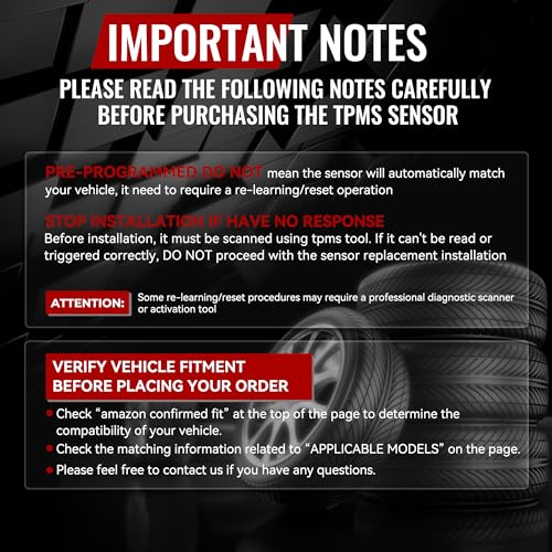 TPMS Sensor GM 315MHz Pre-Programmed Tire Pressure Monitoring Sensor 1-Pack - size: 1 PCS