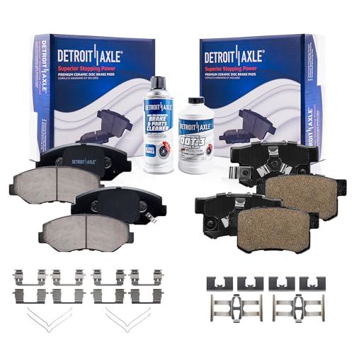 Detroit Axle - Brake Pads for 2005 2006 2012-2016 Honda CR-V - size: 6P280040/Kit