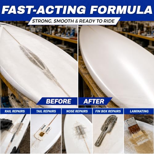 Ding All Sanding Resin 1 Gallon Polyester for Surfboard Fiberglass Repair - size: 1 Gallon