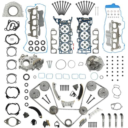 Engine Rebuild Overhaul Kit Water Oil Pump Fit For Chevy GMC 3.6L 2009-2016