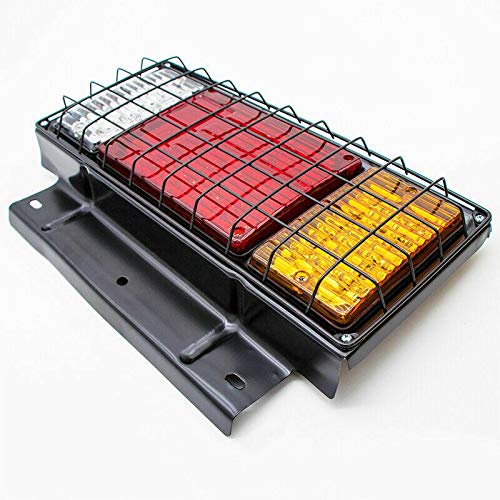 LIMICAR 40 LED Trailer Tail Lights with Iron Guard, 2 Pack