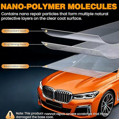 Ceramic Coating for Cars, Waterproof Auto Paint Coating - Graphene Infused, Scratch Resistant & High Gloss Auto Paint Sealant, Easy 1-Step Spray Application