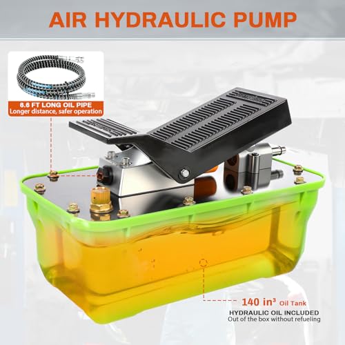 Air Hydraulic Pump 10000PSI Foot Operated Bushing