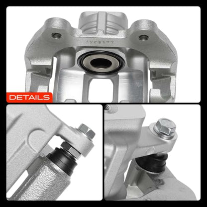 A-Premium Rear Left and Right Side Disc Brake Caliper with Bracket - style: Rear Driver and Passenger