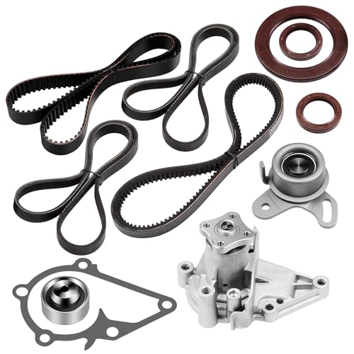 ECCPP Timing Belt Kit with Water Pump Compatible For Hyundai