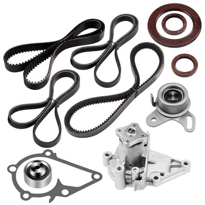 ECCPP Timing Belt Kit with Water Pump Compatible For Hyundai