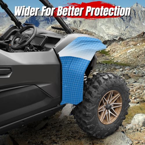 A & UTV PRO Wider Fender Flares Kit for Kawasaki Teryx KRX 4 1000 2023 2024 2025 2026, Heavy Duty Fenders Front & Rear Extended XXL Mud Flaps Mud Guards Extensions Splash Proof KRX4 1000 Accessories - size: for Kawasaki Teryx KRX 4 2023-2026