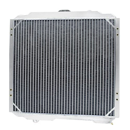 4 Row Radiator For Hummer H1 6.5L V8 Engine Diesel 2002 2003 2004 - size: 4 Row Radiator+CNC 1.3Bar Cap