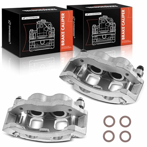 A-Premium Front Disc Brake Caliper with Bracket - style: with 7700 lb GVW Left and Right