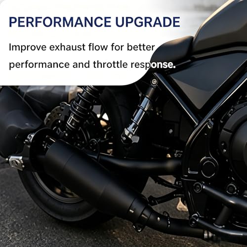 Motorcycle Exhaust Muffler Replacement for Honda Rebel CM300 CM500 CM1100