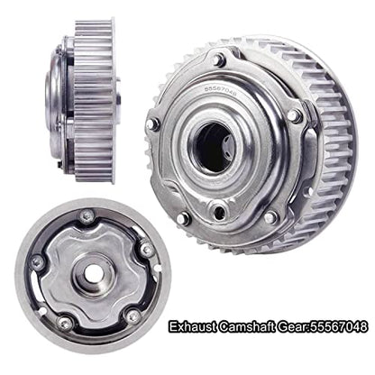 Camshaft Exhaust Sprocket, for Chevrolet Aveo(2009-2011 4Cyl 1.6L),for Pontiac G3(2009-2010 4Cyl 1.6L),for Saturn Astra (2008-2009 4Cyl 1.8L) Engine Timing Camshaft VVT Gear, #55567048 55567049