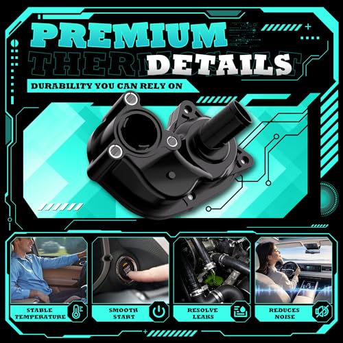 902-860 Engine Coolant Thermostat Housing Assembly with Ford Mercury - color: 902-860