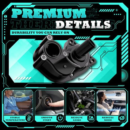 902-860 Engine Coolant Thermostat Housing Assembly with Ford Mercury - color: 902-860