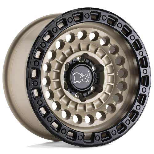 Black Rhino Hard Alloys SENTINEL 17X8.5 6X5.5 4.36-10mm DESERT SAND W/BLACK RING - 1785STN-06140D12 - color: DESERT SAND W/ BLACK RING, size: 17X8.5, 6X5.5, 4.36, -10mm