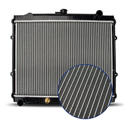 KAC CU945 Engine Radiator Core For 1992-1995 4Runner 2.4L 1984-1995 Pickup (15-3/4 in. Between Tanks) - size: CU945