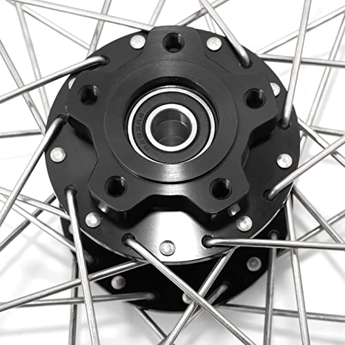 TOFR 16"x1.85" CNC Rear Wheel Rim Hub for Surron Light Bee X/Light Bee S - color: Black, size: 16" Rear