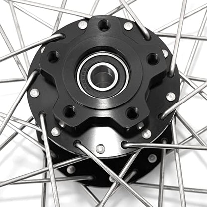 TOFR 16"x1.85" CNC Rear Wheel Rim Hub for Surron Light Bee X/Light Bee S - color: Black, size: 16" Rear