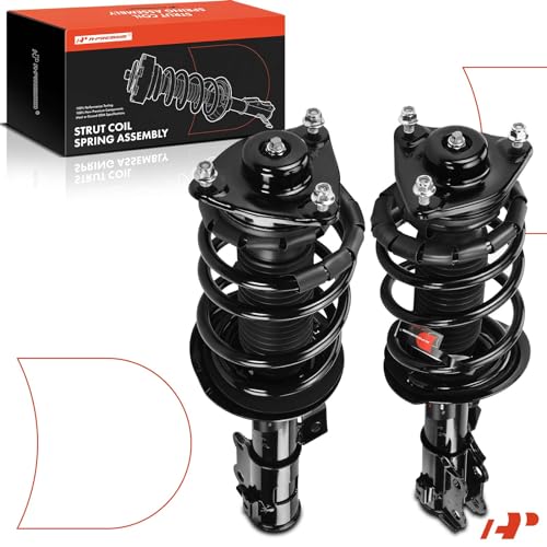 A-Premium Front Complete Strut Assemblies with Coil Springs, Set of 2