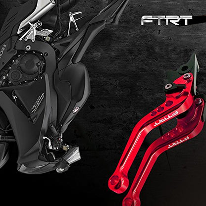 Short Levers Brake Clutch Compatible with EX650 Ninja 650R ER-6F ZR650 Z650 ZR900 Z900 2017-2021/ KLE650 Versys 650 17-21/ KLZ1000 Versys1000 2017-2021/ EN650 Vulcan S650 17-21: Red - color: Red, size: Ninja 650R/ZR650/ZR900/Z650/Z900/KLE650/KLZ1000