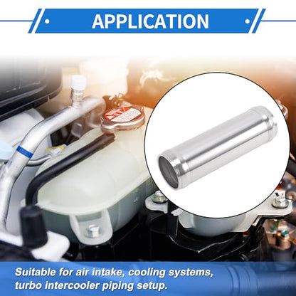 1.25" OD 0° 6063 Aluminum Alloy Tube Intercooler Pipe 4" Length - size: 1.25"OD 4"Length
