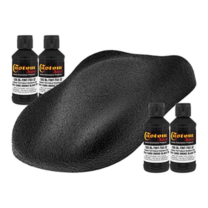 Custom Coat 3 Ounce, Camo Smoke Black, Bedliner Tint Concentrate, 4 Pack - color: Camo Smoke Black, size: 3-Ounce (Pack of 4)