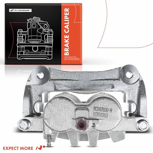 A-Premium Front Right Passenger Disc Brake Caliper with Bracket - style: Front Passenger Side